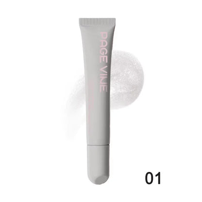 Moisturizing Lip Gloss Phone Case — Transparent Raspberry Jelly Lipstick Balm Hydrating Gloss
