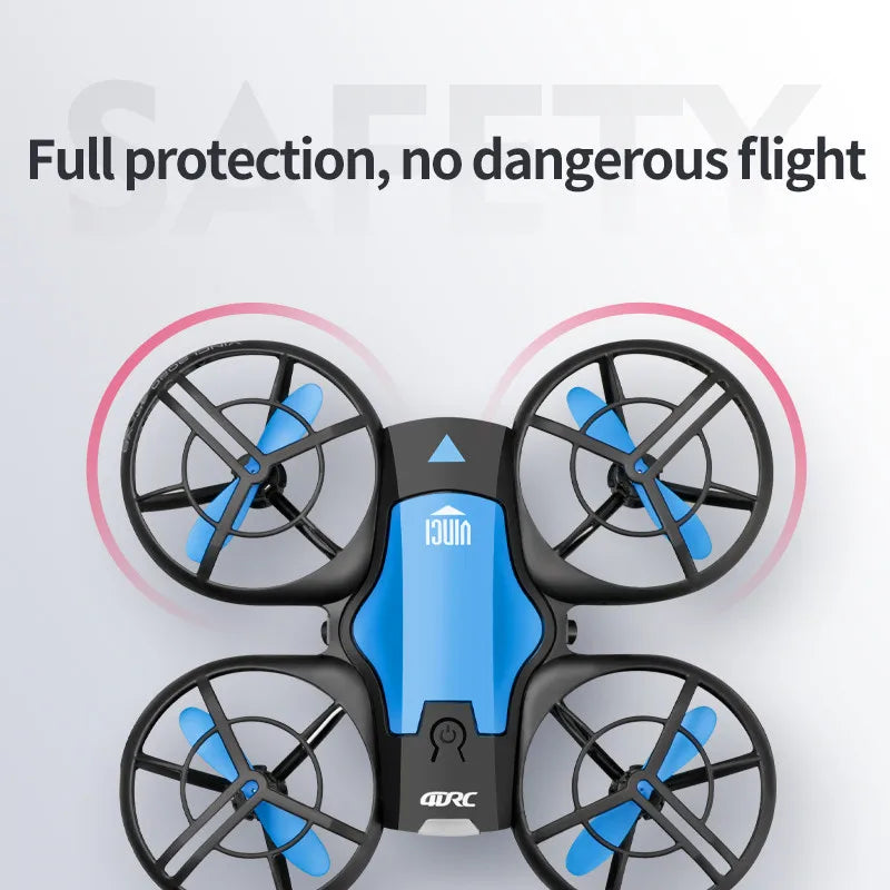 V8 Mini Drone with 4K & 1080P HD Wide-Angle Camera – WiFi FPV RC Helicopter with Height Hold for Kids