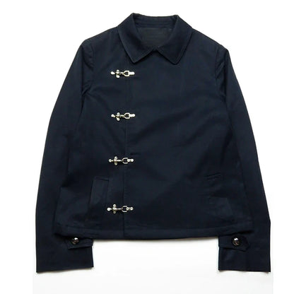 Emo Gothic Punk Jirai Kei Women’s Jacket - Y2K Harajuku Lace-Up Grunge Gyaru Streetwear Coat