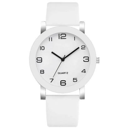 Fashion Leather Quartz Watch – Casual Digital Wristwatch for Women & Men, Couple Watch Gift