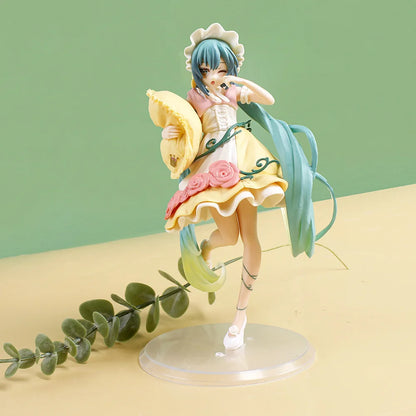New Hatsune Miku Anime Figure – Fairy Mirror Sleeping Beauty Car Ornament & Collectible Toy Gift