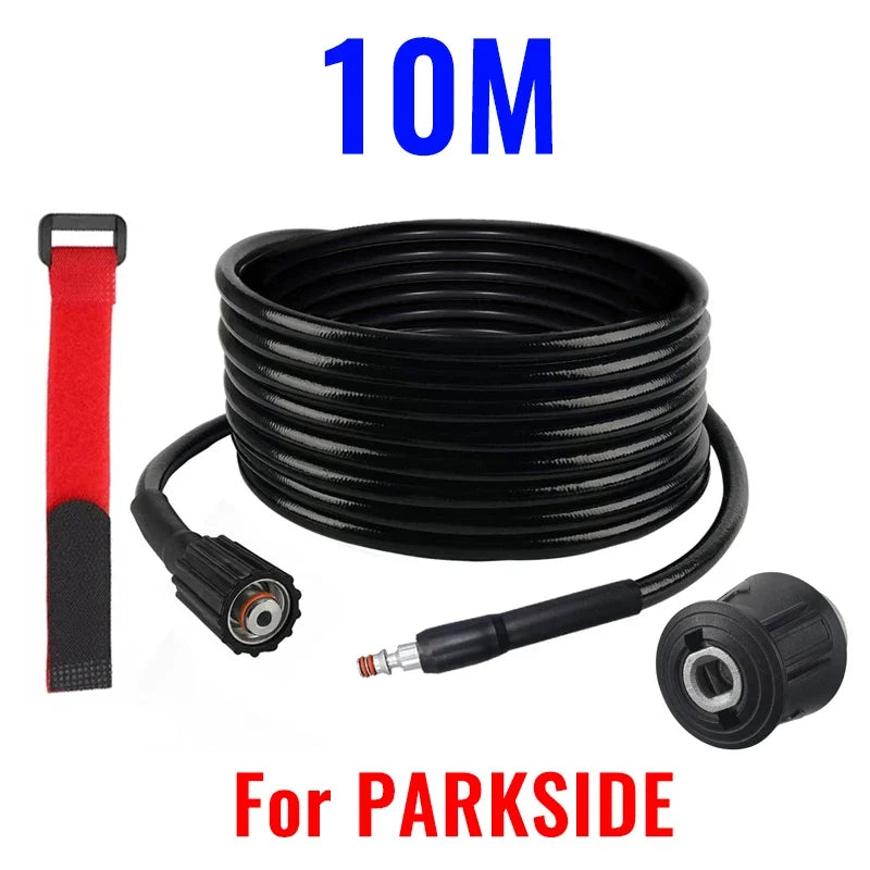 High Pressure Hose for Parkside Pressure Washer - Replacement Water Hose for Car Wash & Cleaning