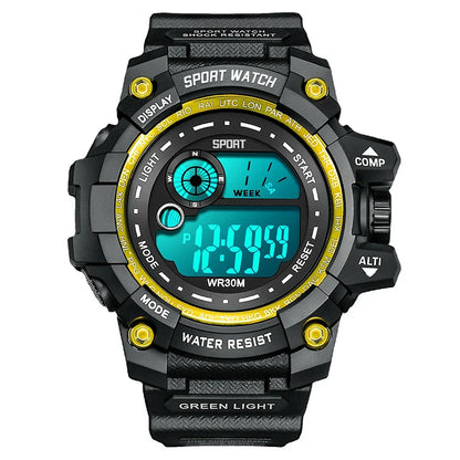 New Men's LED Digital Watches – Luminous, Waterproof Sport Watch for Men, Date Army Military Clock Relógio Masculino