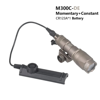 Tactical Surefire M300 M300B M300C Flashlight – Powerful Rifle & Gun Light with Dual Function Switch for Airsoft