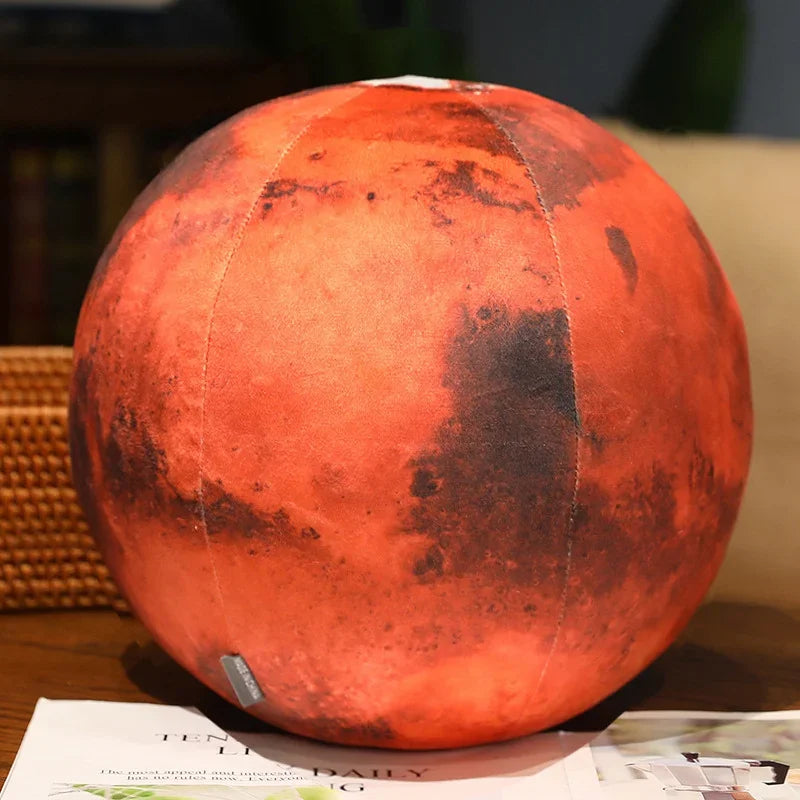 Simulation Solar System Planet Plush Toys – Earth, Moon, Sun & Mars Soft Sphere Pillows (17cm/27cm) Room Decor & Birthday Gifts