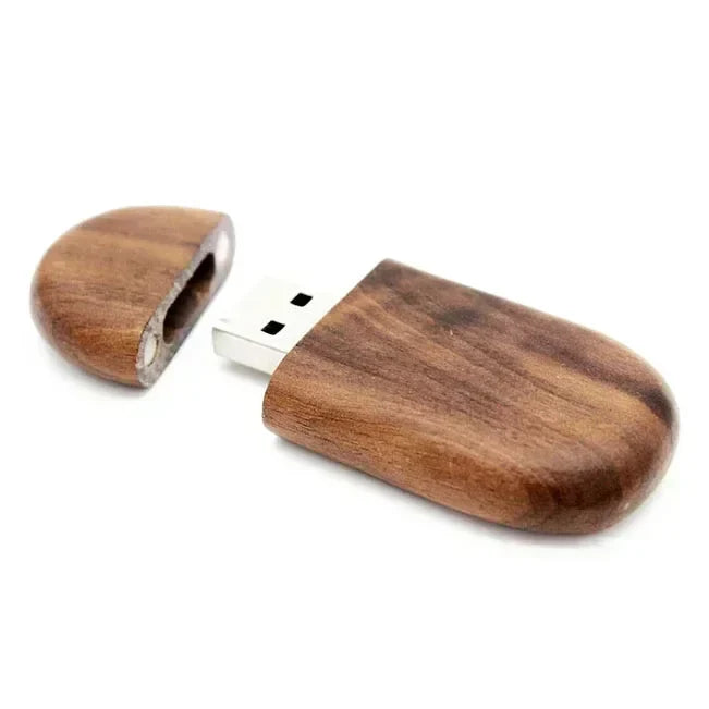 JASTER Wooden Bamboo USB Flash Drive 2.0 – 4GB/8GB/16GB/32GB/64GB/128GB Memory Stick Custom Logo Pendrive for Wedding Gifts & Personal Use