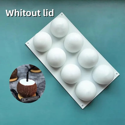 3D Lemon Shape Silicone Cake Mold — French Dessert Baking Tools for Brownies, Mousse & Pastry Decoration