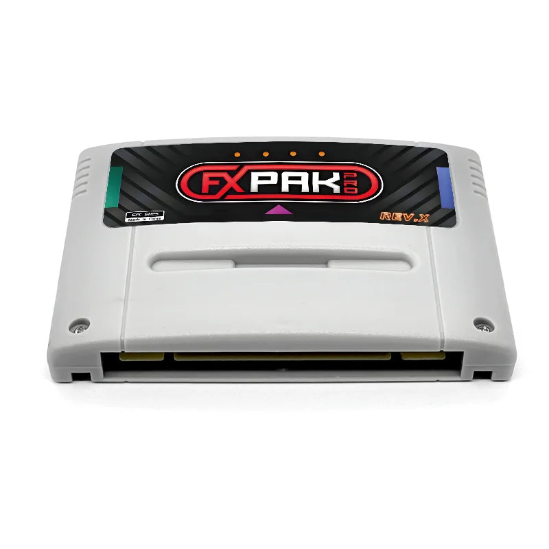 FXPAK Pro SD2 Rev X SNES Game Cartridge – 3000-in-1 16-Bit Retro Console Card for JP/EU/US with SA1 & DSP RPG Support
