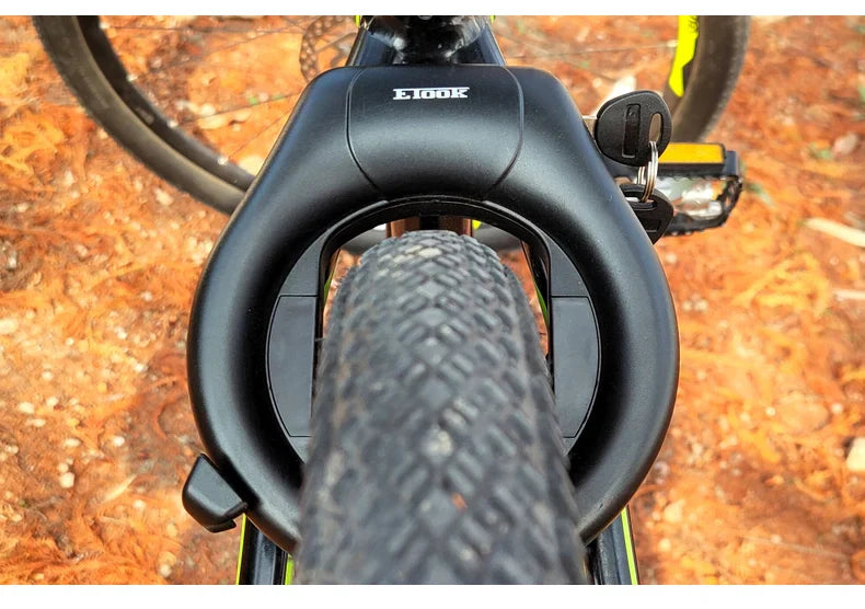 ETOOK Bike Horseshoe Lock - Anti-Theft Hardened Steel Pipe, Portable High Safety Road & Mountain Bicycle Lock