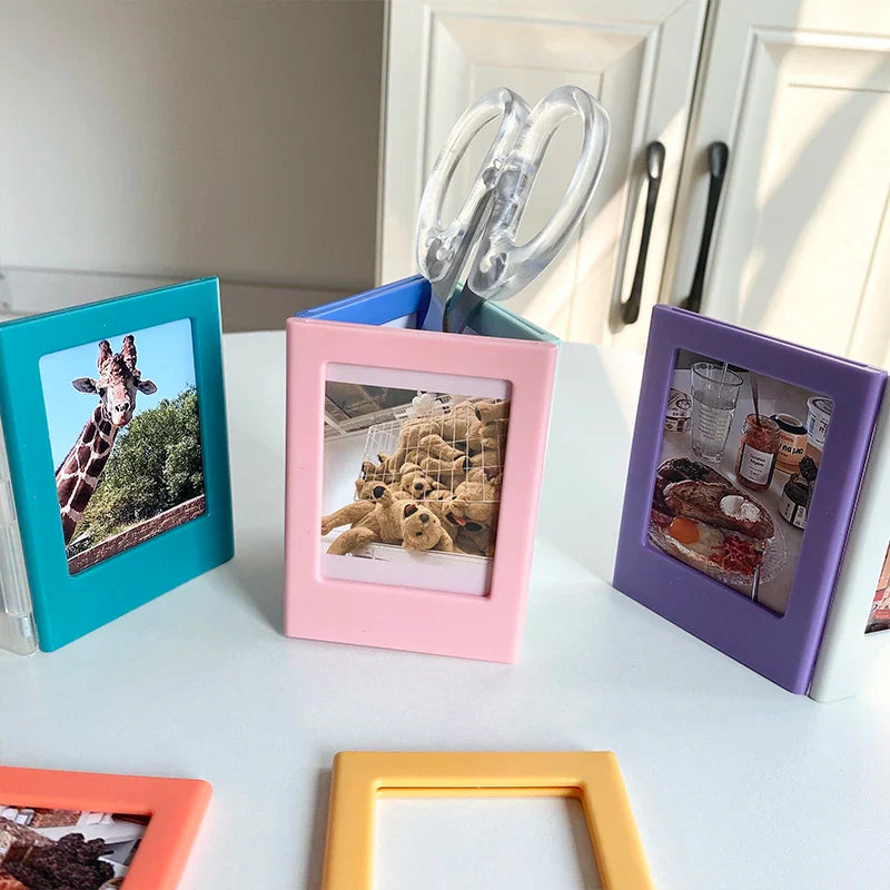 3-Inch Magnetic Photo Frames for Fujifilm Instax Mini – Compatible with Mini 12/11/Evo/40/7+/25/90/99/SE/Link2/3 Film