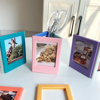 3-Inch Magnetic Photo Frames for Fujifilm Instax Mini – Compatible with Mini 12/11/Evo/40/7+/25/90/99/SE/Link2/3 Film