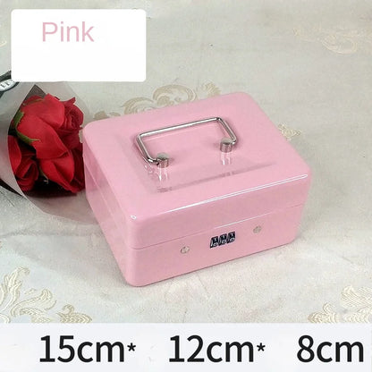 Security Cash & Key Safe Box — Steel Lockable Money, Coin, and Jewelry Storage for Home and Shop