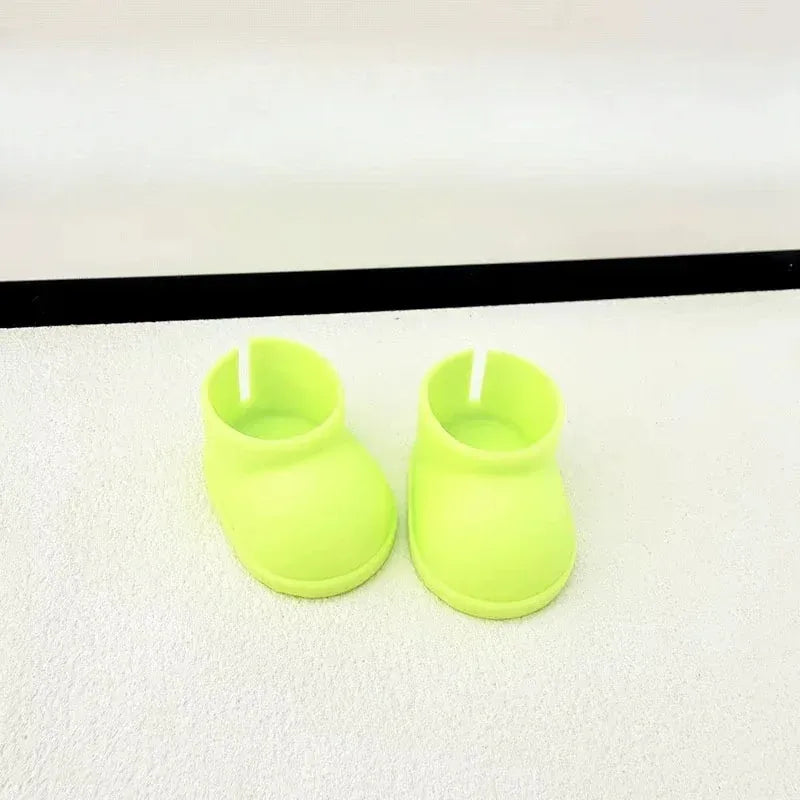 17cm Labubu Doll Shark Slippers — Fun & Stylish Casual Shoes for Dolls (Shoes Only)