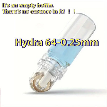 Hydra Roller 64-Pin Titanium Derma Needle – Reusable Skin Care Tool for Anti-Aging, Whitening & Serum Absorption