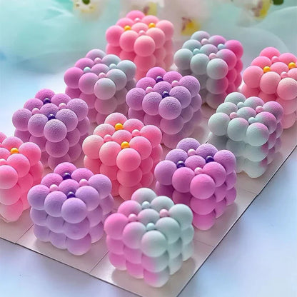 3D Silicone Pastry Mold — French Dessert, Mousse & Cake Baking Pan for Chocolate, Candles, Soap, Fondant, DIY Cake Decoration Tools