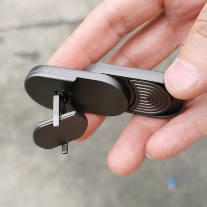 Target Push Fidget Slider Toy – Metal Finger Spin Coin EDC Haptic Decompression Toy for Adults & Stress Relief Gift