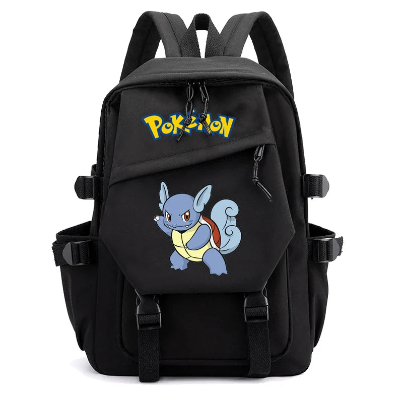Pokemon Waterproof Women’s Backpack – Pikachu, Gengar, Snorlax Schoolbag for Girls & Students