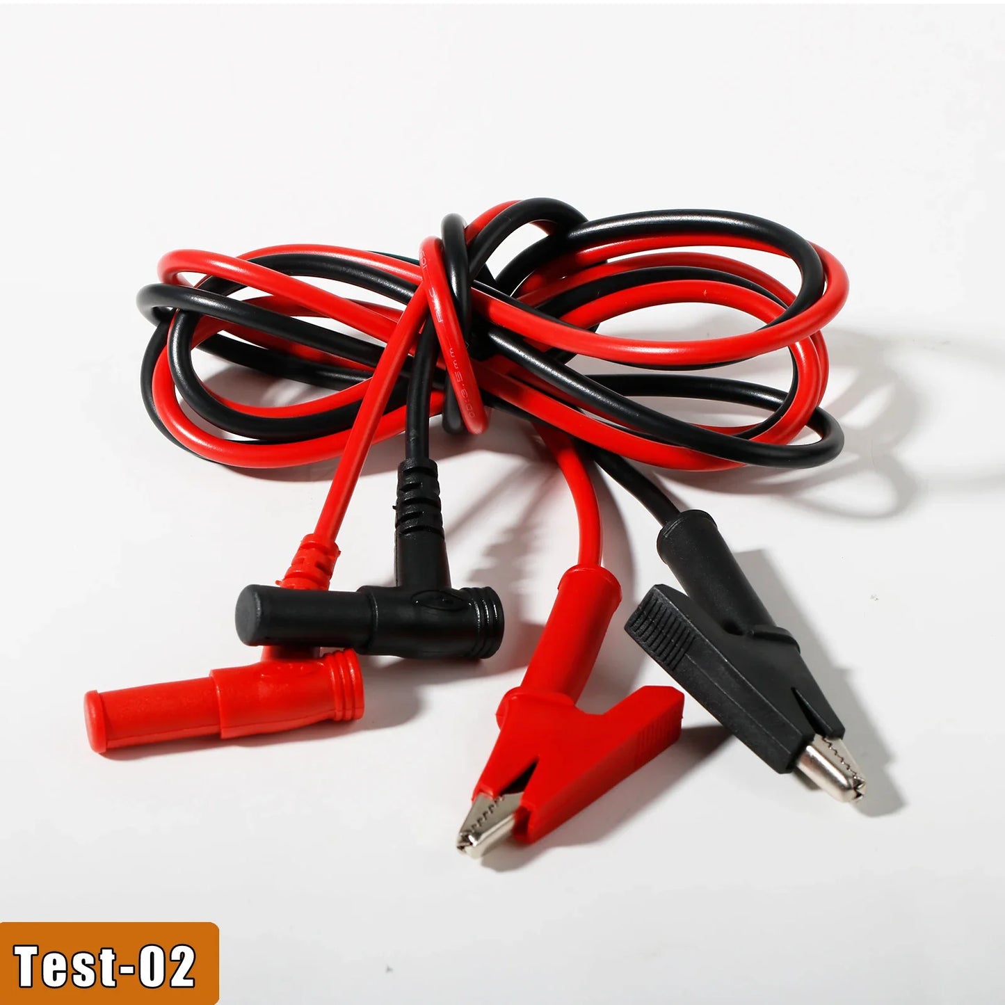 Multimeter Test Leads with Alligator Clips, Banana Plug Universal Cable, Crocodile Clip Test Wires