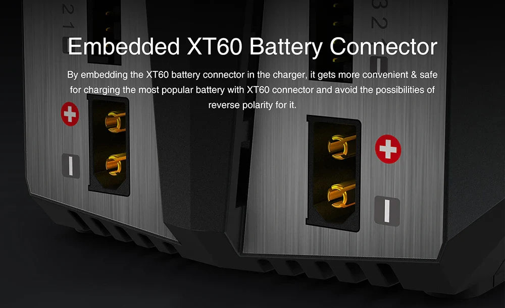 SKYRC T100 AC Dual 5A Lipo Battery Charger — 2x50W Balance Charger for 2-4S NiMH, NiCd, LiPo, LiFe, LiIon, LiHV RC Cars