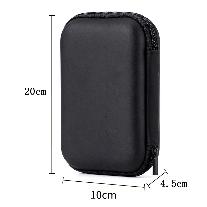 Trimui Smart Pro Hard Carrying Case with 9H Tempered Glass Screen Protector – Protective Bag for Handheld Game Console