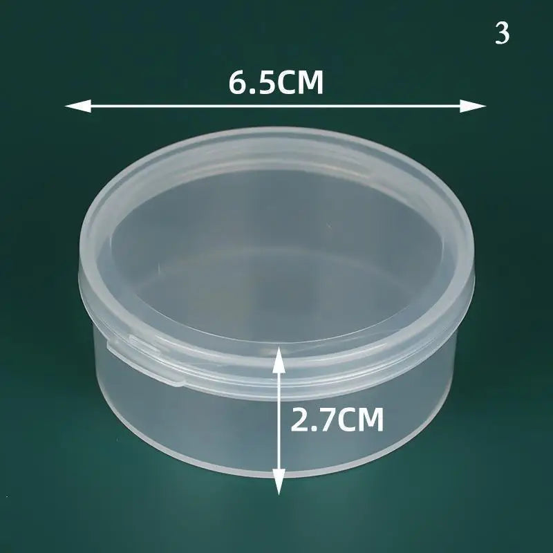 Mini Rectangular Plastic Storage Box – Translucent, Dustproof Jewelry & Small Item Container