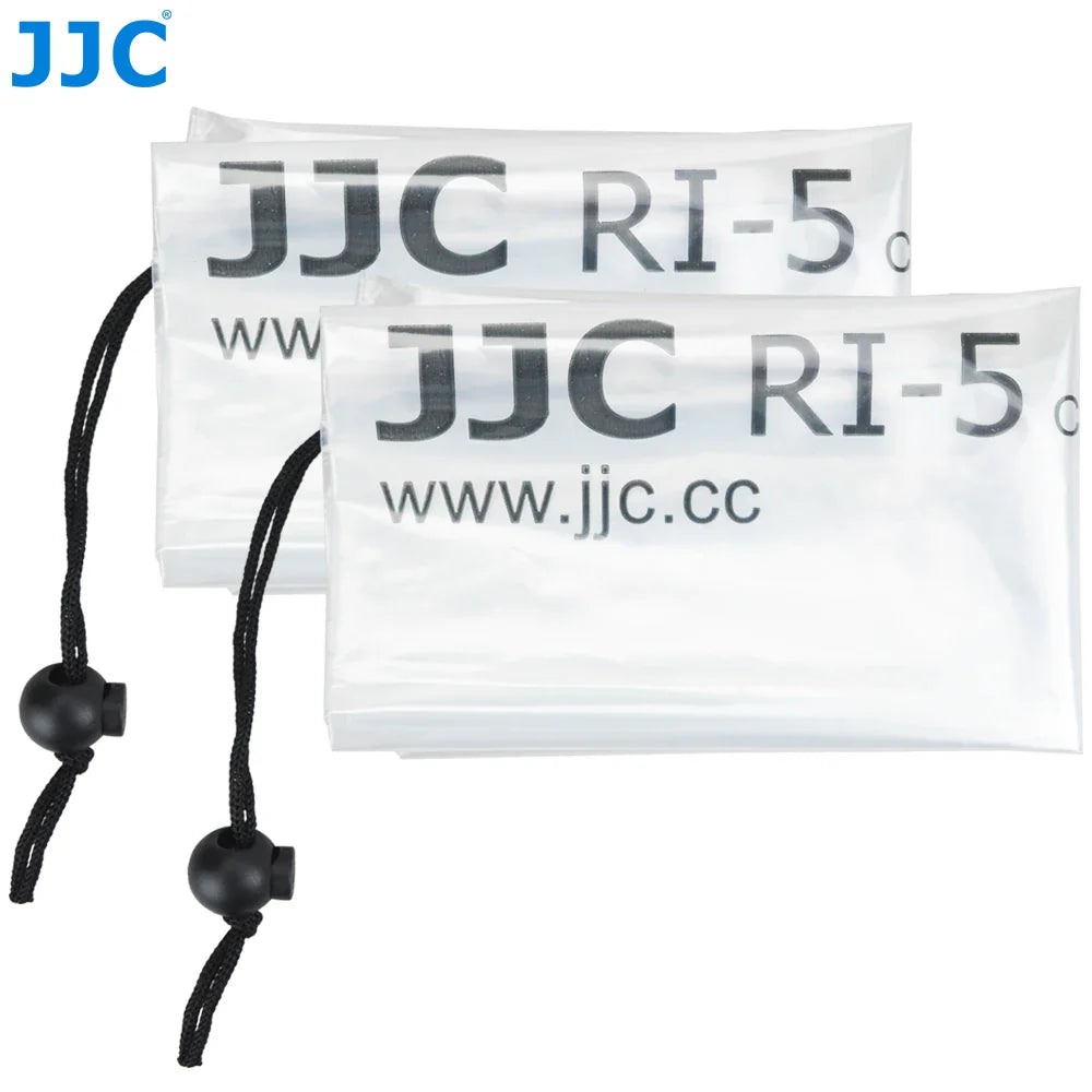 JJC 2-Pack DSLR Camera Rain Cover – Waterproof Protective Cover for Nikon, Canon, Sony & More with Lens Up to 18"