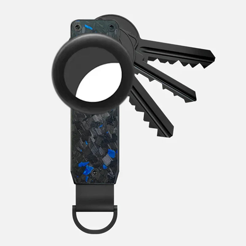 Compact Key Organizer – Minimalist Metal Key Holder for 2-6 Keys, Secure Keychain Case