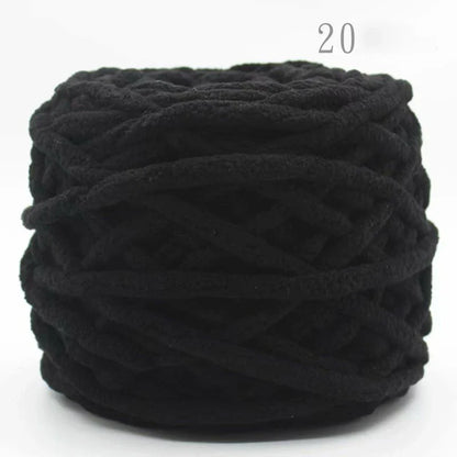 3PCS 300g Soft Chenille Knitting Yarn – Thick Ice Strip Cotton Wool Yarn for DIY Handmade Blankets, Scarves & Craft Projects
