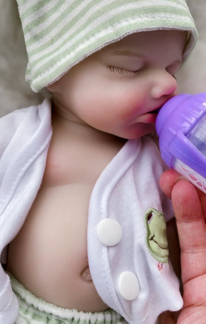 Loulou Reborn Baby Doll – Full Body Soft Silicone Boy or Girl with Openable Mouth