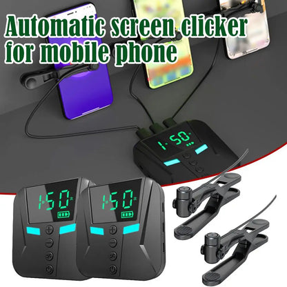 Mobile Phone Screen Clicker Device — Automatic Tap & Fast Praise Tool for Live Broadcast, Gaming, and Loop Connections
