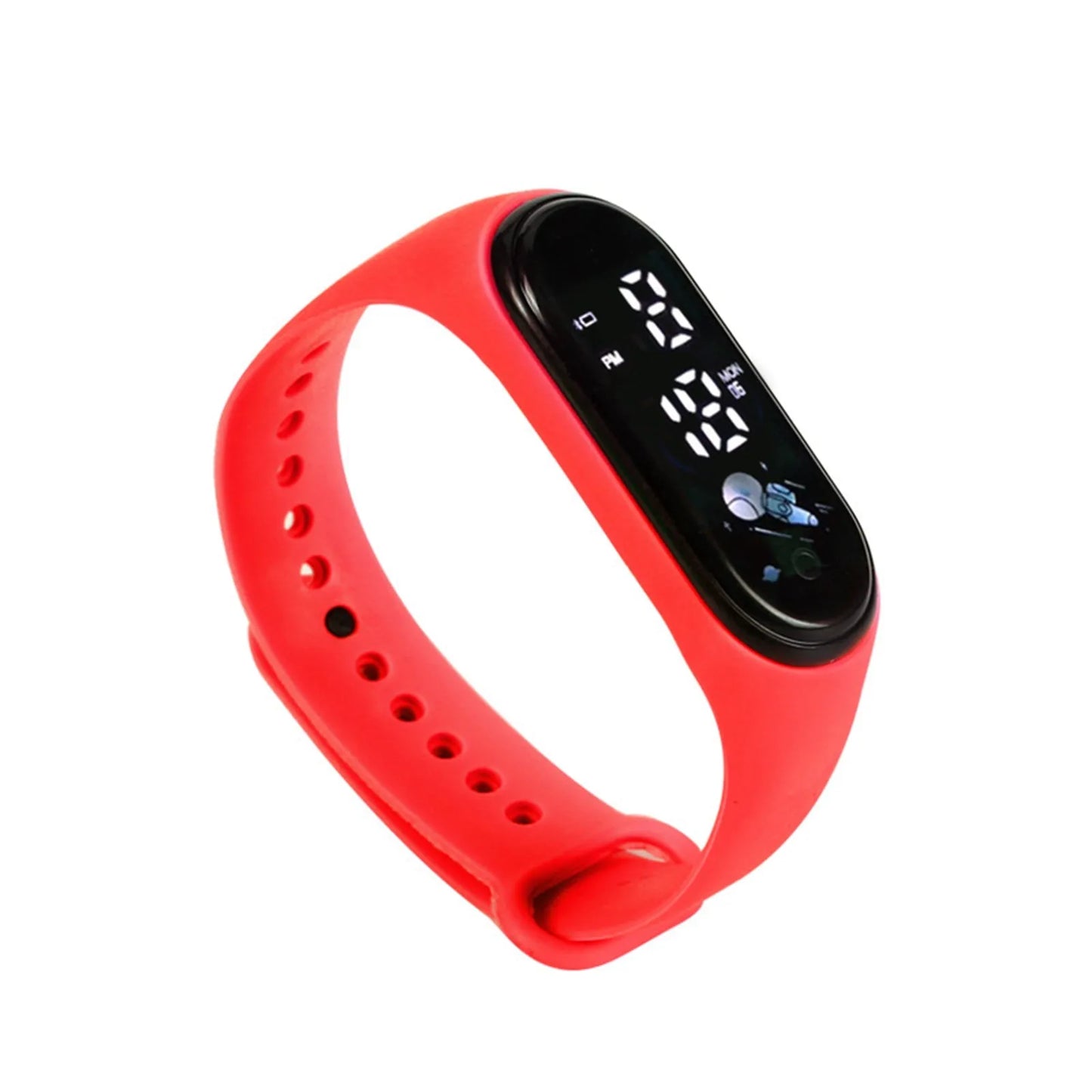 Kawaii Kids Smart Watch – Waterproof Digital Sports Watch for Boys & Girls with Silicone Strap