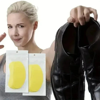 Portable Shoe Deodorizing Insole Stickers 12-240PCS - Sweat-Absorbing Foot Odor Removal Inserts