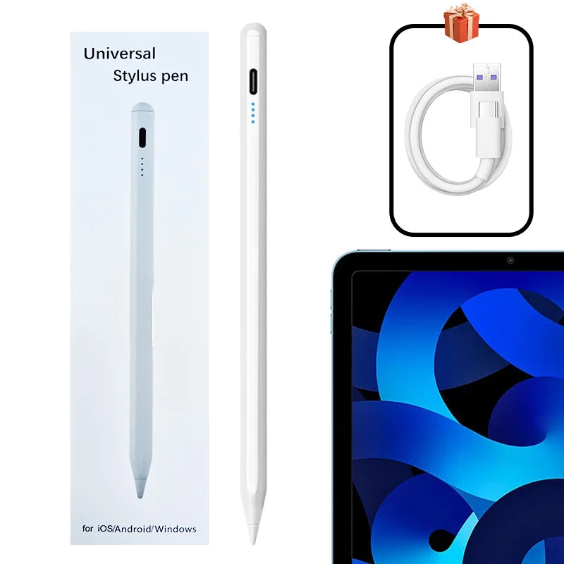 2024 iPad Stylus Pencil with Palm Rejection for iPad Air, Pro M2/M4, Mini & 9th/10th Gen Models