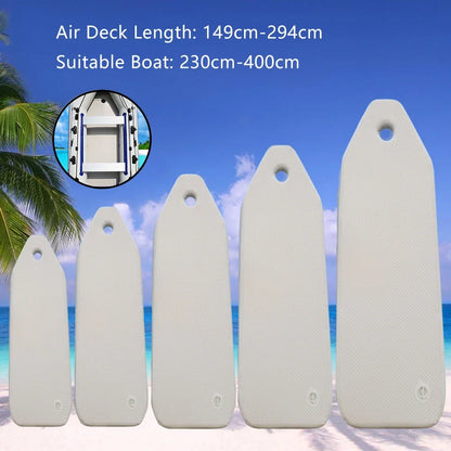 PVC Air Deck Floor Inflatable Boat – 149–294cm Drop Stitch Wear-Resistant Assault & Drifting Speedboat Floor Deck