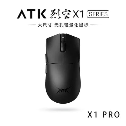 NEW ATK X1 Ultimate Wireless Gaming Mouse — PAW3950 Ultra, 8K Polling Rate, 2.4G, 0.3ms, 500mAh, 750IPS, 42,000 DPI for PC & Laptop