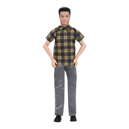 30cm Fashion Ken Doll – 1/6 Multi-Joint Movable Boyfriend with Clothes Suit, Dress-Up Toy for Kids