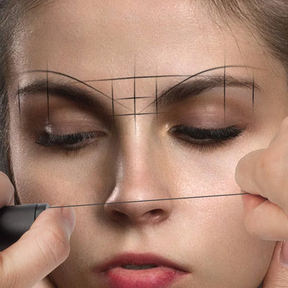 20M Pre-Ink String for Microblading: Mapping & Positioning Line for Semi-Permanent Eyebrow Makeup - Precision Eyebrow Measuring Tool