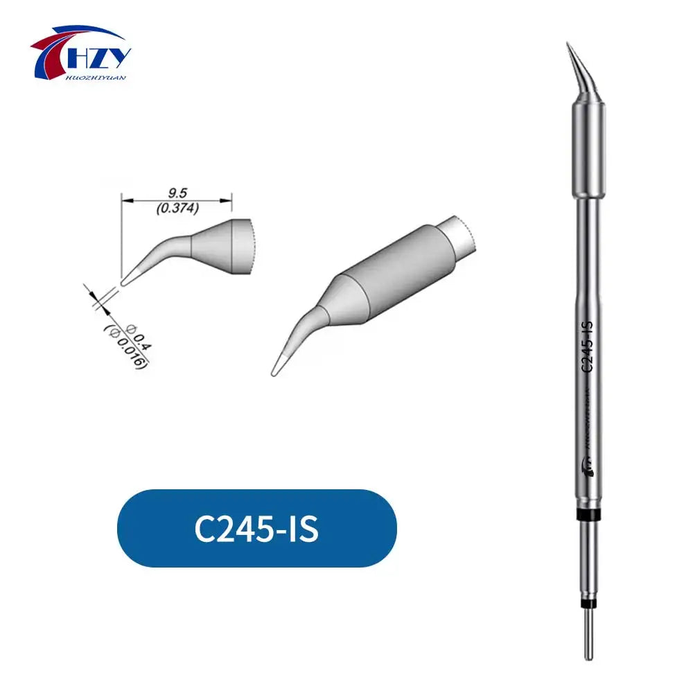 HZY C245 Series Soldering Iron Tips Set – I/IS/K/SK/939/945/966 Universal T245 Compatible Tips for Phone Repair & Soldering Stations