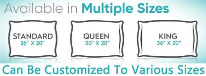 100% Goose Down Pillow – Luxury Five-Star Hotel Quality, Soft & Supportive Sleep Pillow, Single Size