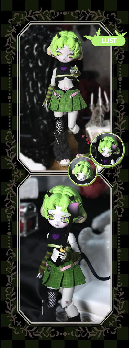 Genuine Devil's Horns Blind Box — 1/8 Movable Doll Ornament, Trendy Collectible Toy for Kids & Gift