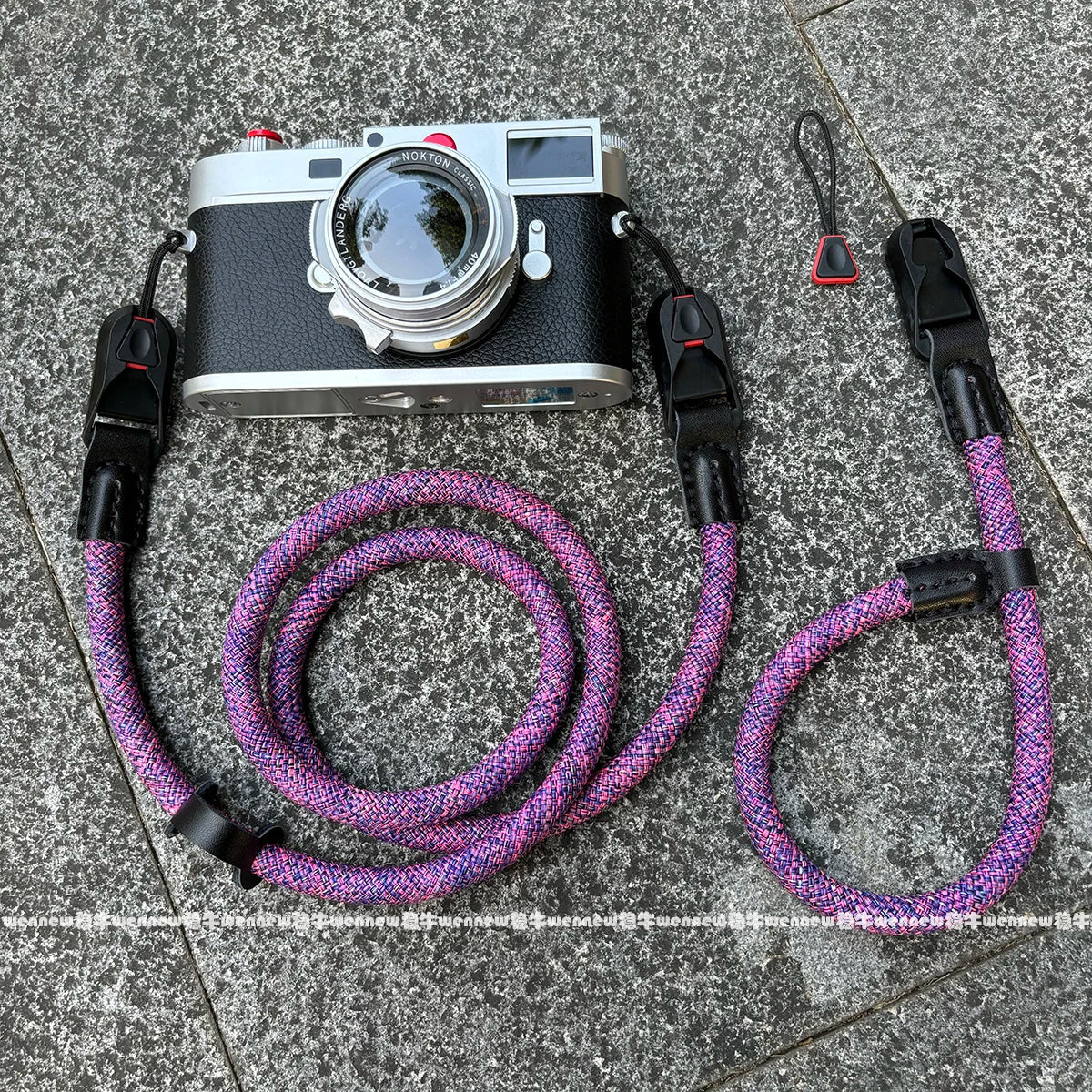 Nylon Rope Sling Quick Release Camera Strap – Wrist & Neck Shoulder Strap for Fujifilm, Sony, Nikon, Canon & Leica Mirrorless Cameras
