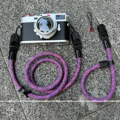 Nylon Rope Sling Quick Release Camera Strap – Wrist & Neck Shoulder Strap for Fujifilm, Sony, Nikon, Canon & Leica Mirrorless Cameras