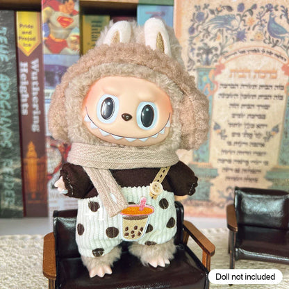 17cm Labubu V1/V2 Doll Clothes – Cosplay Outfits & Accessories | Kids Toy Gift with Various Styles