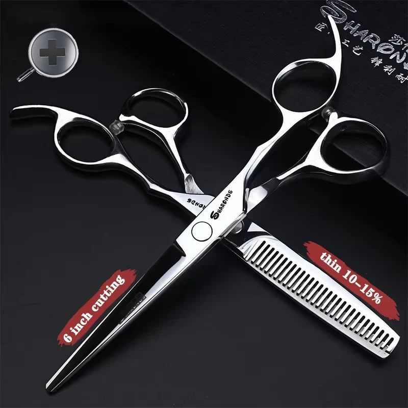 Professional Japanese Hair Cutting & Thinning Scissors – 6''/6.5''/7''/7.5'' Sharp Barber Shears for Salon & Home Use