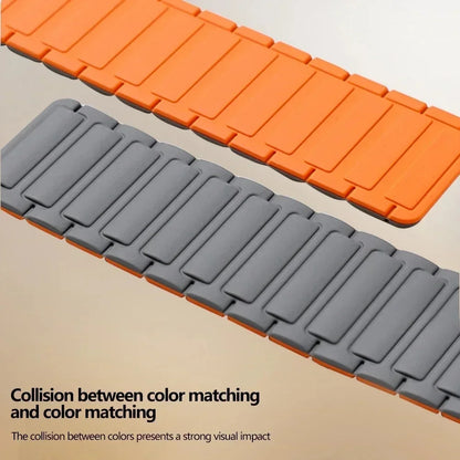 Magnetic Silicone Loop Strap for Apple Watch — 38mm-49mm iWatch Series 3-9 & SE Ultra 2