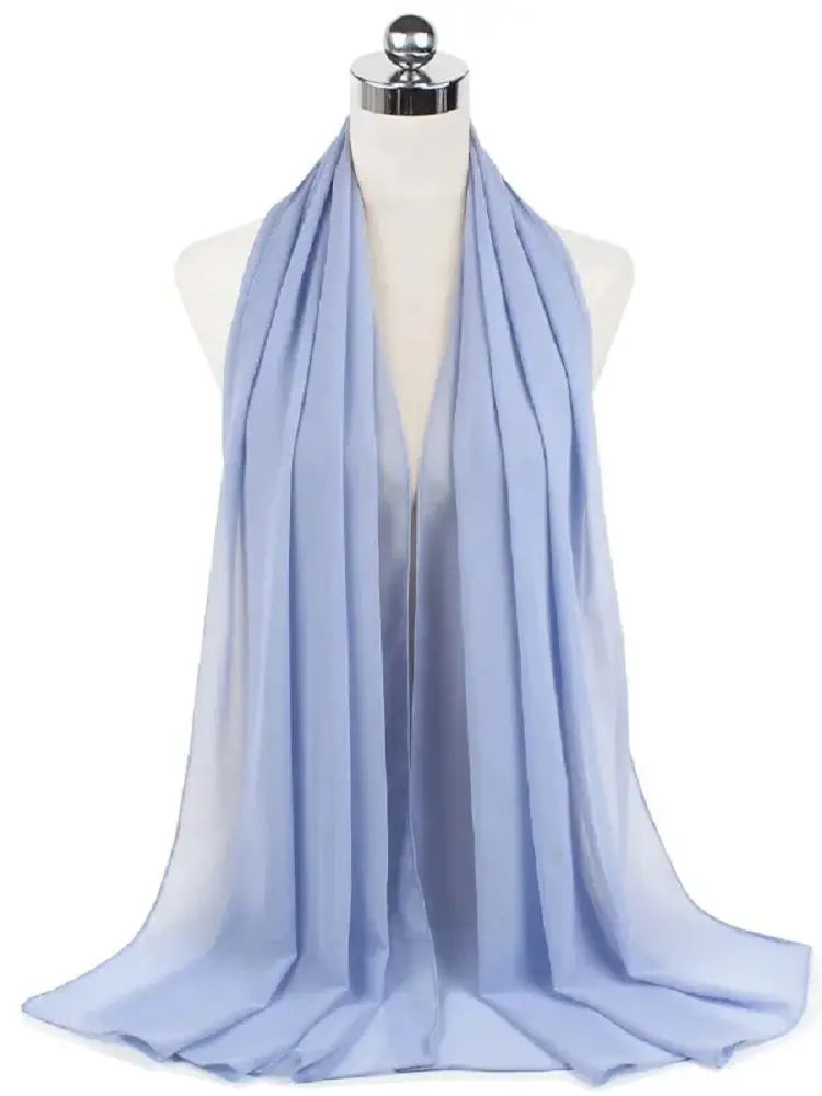 Women’s Solid Chiffon Instant Hijab – Ready-to-Wear Islamic Scarf, Muslim Shawl & Arab Head Wrap