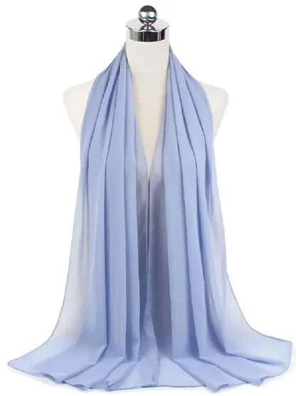 Women’s Solid Chiffon Instant Hijab – Ready-to-Wear Islamic Scarf, Muslim Shawl & Arab Head Wrap