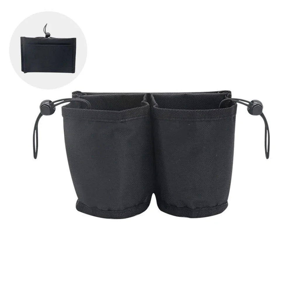 Travel Luggage Cup Holder - Hands-Free Suitcase Drink Carrier for Coffee, Water Bottles & Travel Mugs