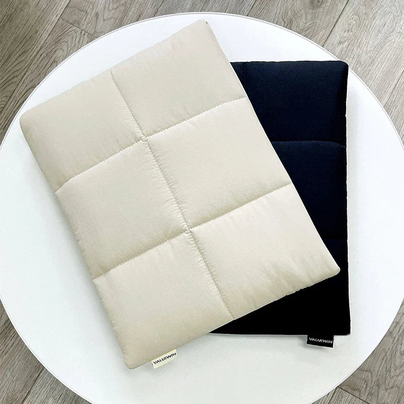 Comfy Puffy Laptop Bag 13-15 Inch — Shockproof, Ultra-Light Fluffy Notebook Sleeve for MacBook Air, Xiaomi, HP