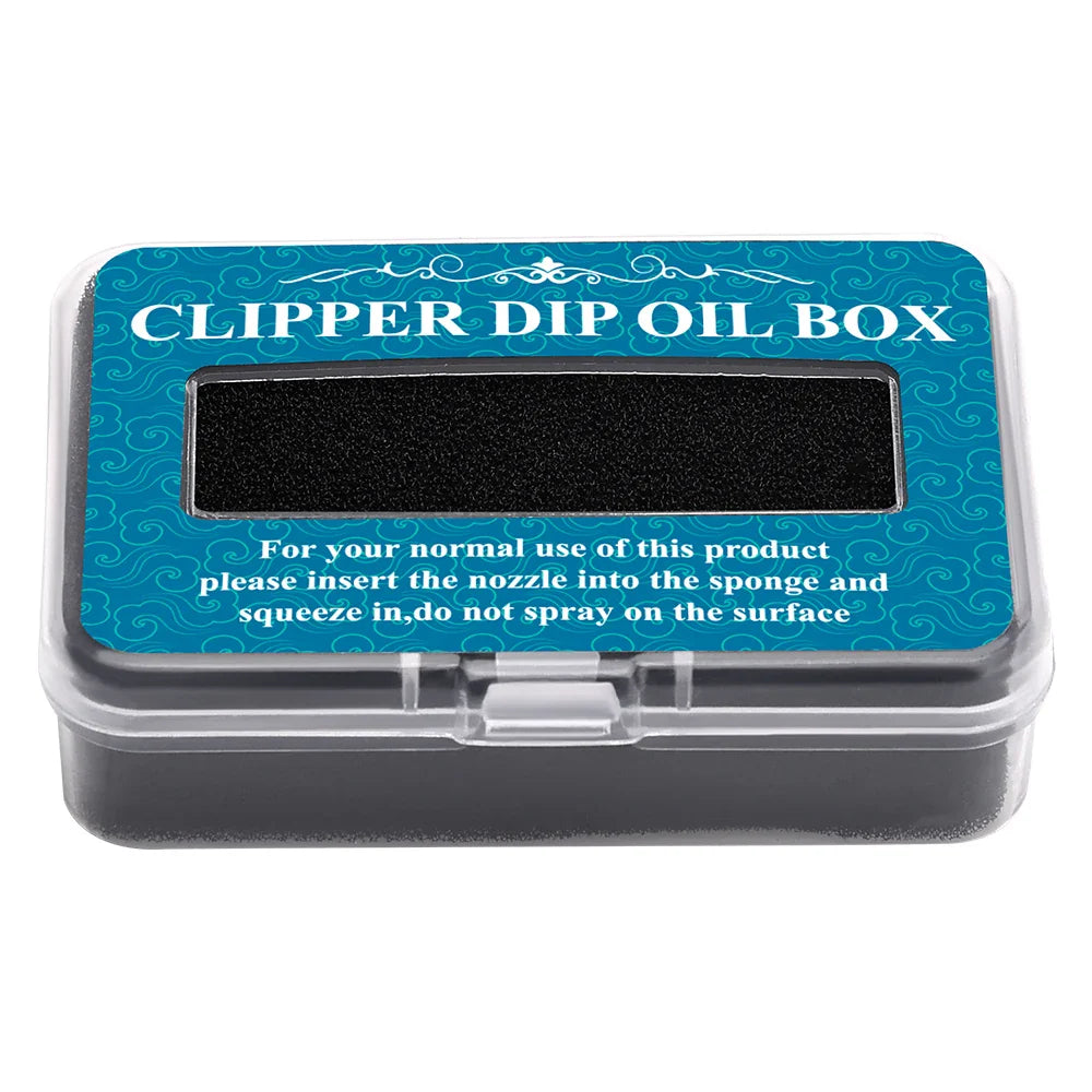 Lubricating Clipper Oil Box – Hair Blade Rust Prevention & Repair, Electric Push Barber Oil Storage Box